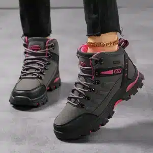 Microfiber Upper Women's Hiking Boots Non-Slip Trekking Outdoor Mountaineering Sports Shoes
